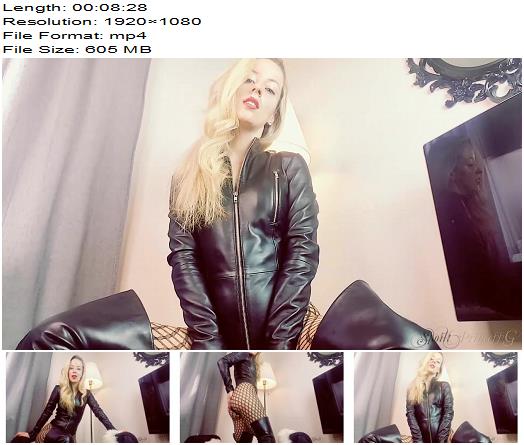 Spoil Princess G  My Scent  my Leather makes you Submit  Findom preview