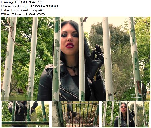Young Goddess Kim  Caged and Enslaved  Boot Worship preview
