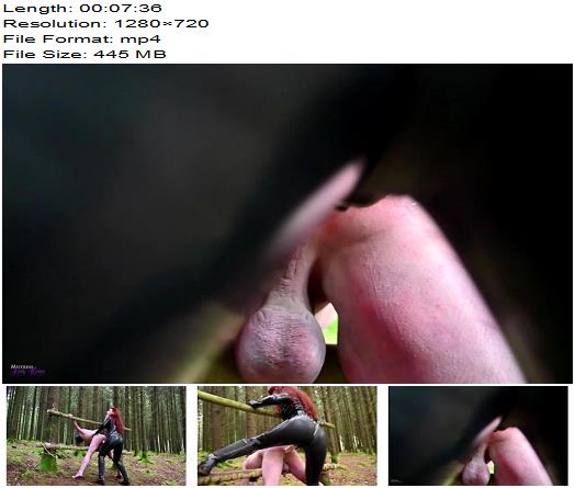 Mistress Lady Renee  Bent Over And Banged In The Woods 720 HD  Pegging preview