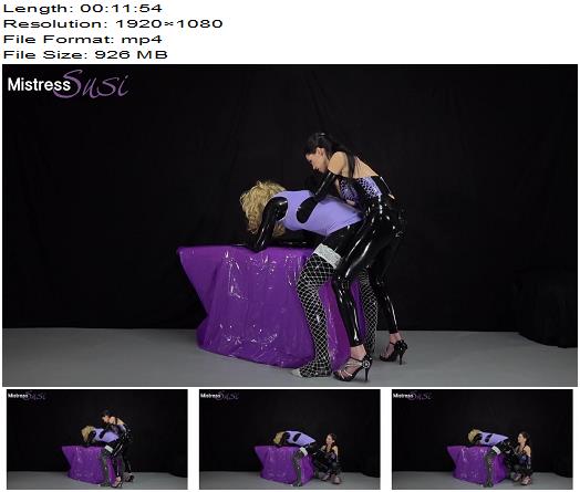  Mistress Susi s Fetish Clips  Strapon and Milking for the shy Rubbersissy  preview