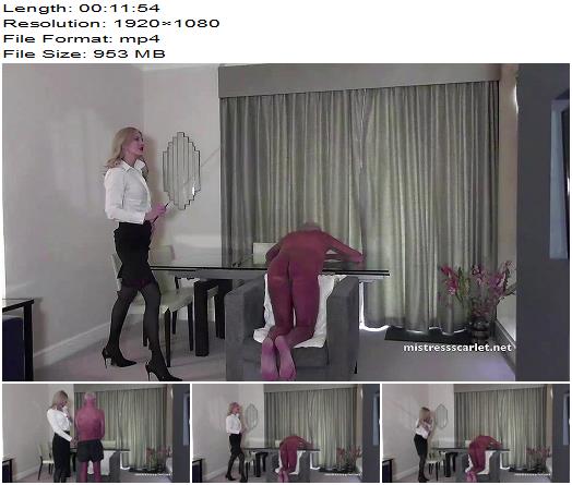 Domina Scarlet  Testing My Three New Canes  Caning preview