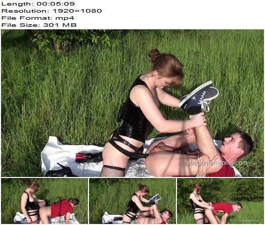 Strapon Femdoms  Outdoor Pegging  preview