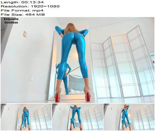  Exquisite Goddess  PAY PIGGY  Drained by the shiny catsuit  preview
