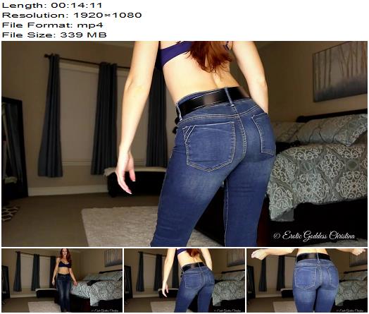 Goddess Christina  Denim Fetish HOT Jeans You Paid For  Instructions preview