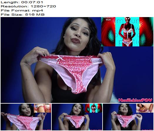 HumiliationPOV  Wearing Panties Helps You Sink Deeper Into Your Sissy Faggot Cocksucking Addiction  Fetish preview