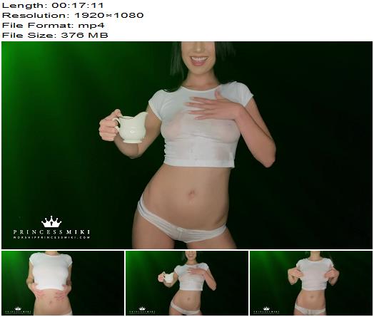 Princess Miki  Wet TShirt Red Light Green Light  Orgasm Control preview