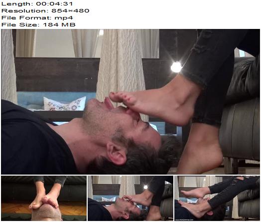 Ariel  Hard Rock  Foot Worship Face As A Footstool And Footmassage On Face  Foot Fetish preview