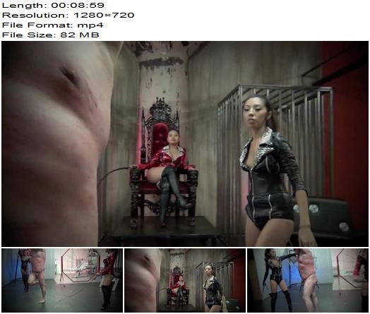 Asian Cruelty  BULLWHIPPED 2 THE BRINK PART 2   Astro Domina and The Goddess Katamura  preview
