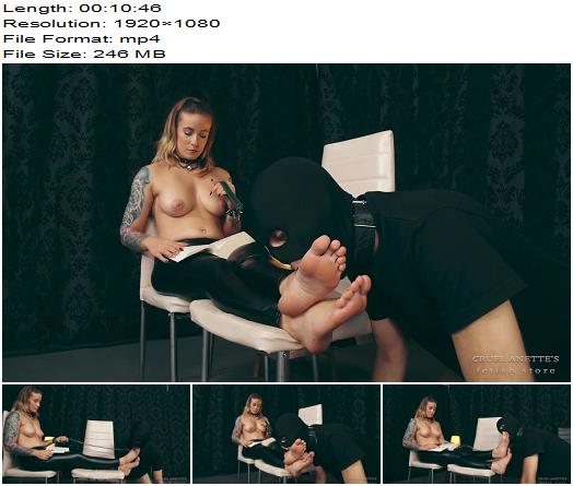 Cruel Anette  I Read You Clean 1080 HD  Foot Worship preview