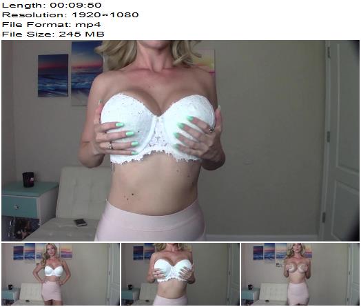 Goddess Gwen  Cum for Mommys tits  CEI preview