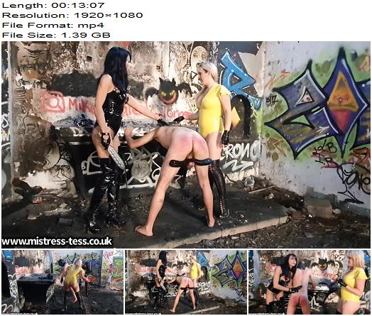 Mistress Tess  Beaten in the convent with Domina Ira  Hot Femdom preview