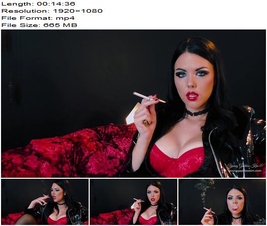 Young Goddess Kim  Smoking Seductress preview