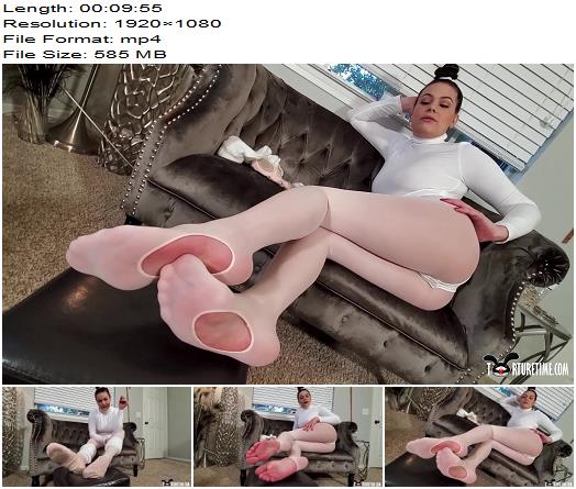 Pampering Princess Ivorys Tired And Sweaty Ballet Recital Feet  Fetish preview