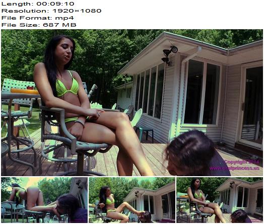 Brat Princess 2  Taylor  Bratty Bikini Girl Foot Worship 1080 HD  Young Mistress preview