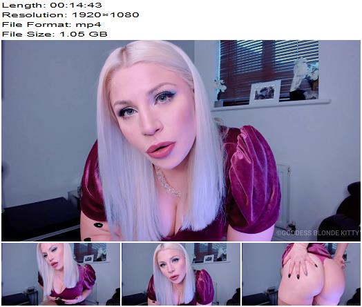 Goddess Blonde Kitty  Porn Addicted Virgin  Assworship preview