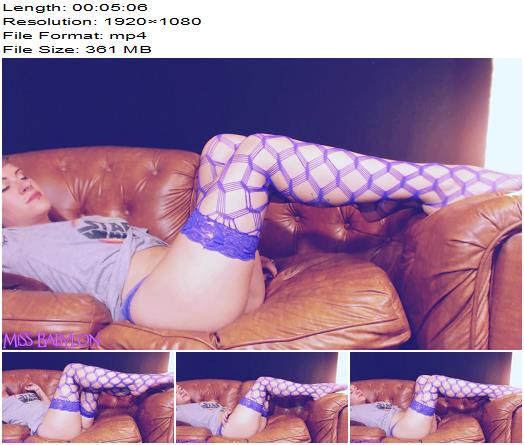 Miss Babylon  Worship my legs  Footworship preview