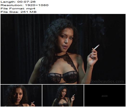 Femdombeauties  Goddess Zenobia  I Make You Addict 2  Smoking preview