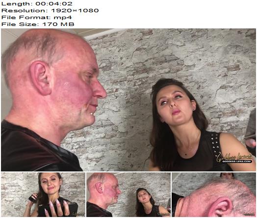 Goddess Lena  Gayporno and disgusting food  Spitting preview