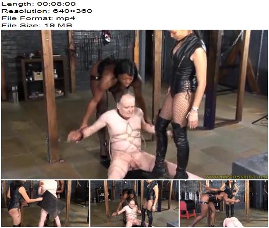 Asian Mistress Nina  Corporal Punishment by Mistress Nina and Kiana  Scratching preview