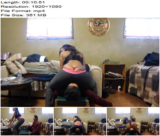 Faceriding Delight  Marlys Terrible Trainer  Yoga pants Thong Role Play Reverse Sitting  preview