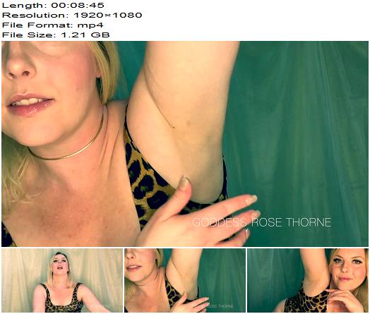 Goddess Rose Thorne  Pit Sniffer Armpit Tease  Humiliation preview