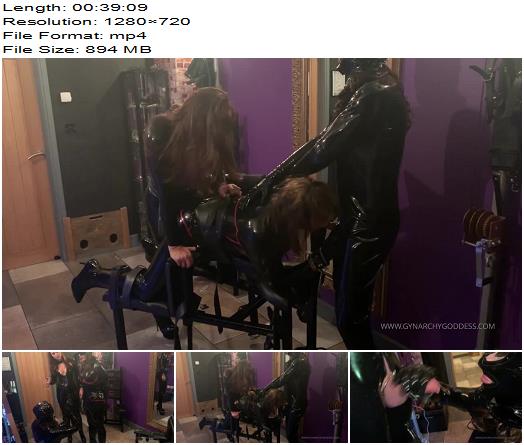 Gynarchy Goddess  Fun with 2 Rubber TV Sluts  Forced Bi preview