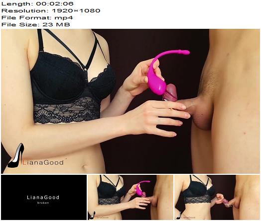 LianaGood  Broken dick shoots sperm  Ruined Orgasms preview
