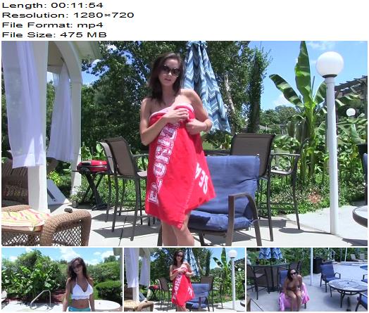 Bratty Ashley Sinclair  Pool Side Jerk Off Instruction preview