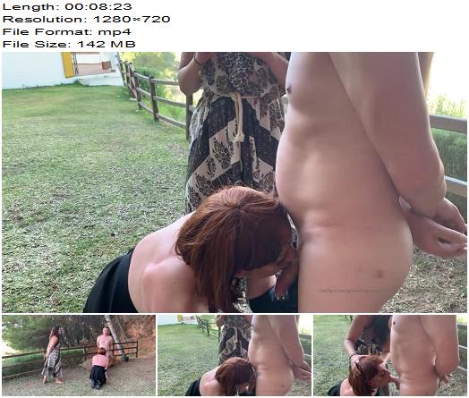 Goddess Gynarchy  Forced Bi 720 HD  Goddess Serena  Outdoors preview