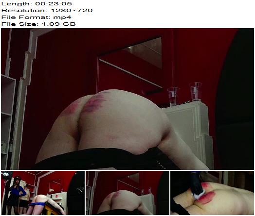 Miss Sultrybelle  Red Room Redemption  Caning preview