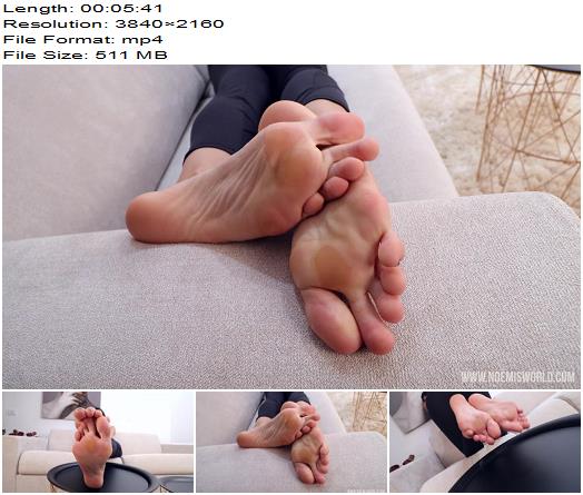 Noemis World  Frieda  Lick her soles while you crave for her ass  Fetish preview