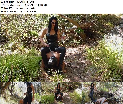 Young Goddess Kim  Woodlands slave Trail  Boot Worship preview