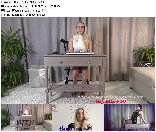 HumiliationPOV  Your Bosss Alter Ego Plants Subliminal Messages During Virtual Office Meeting  Mesmerize preview