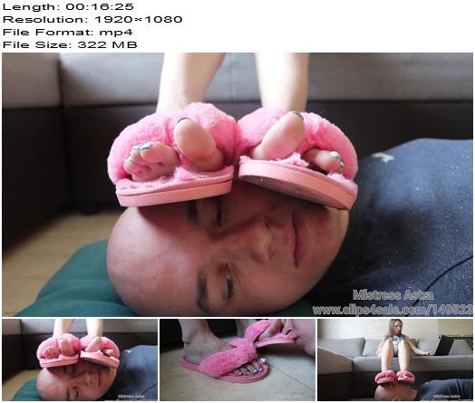 Mistress Astra  Dirty Slippers Footstool And Worship NEW 02 Apr  Foot Worship preview