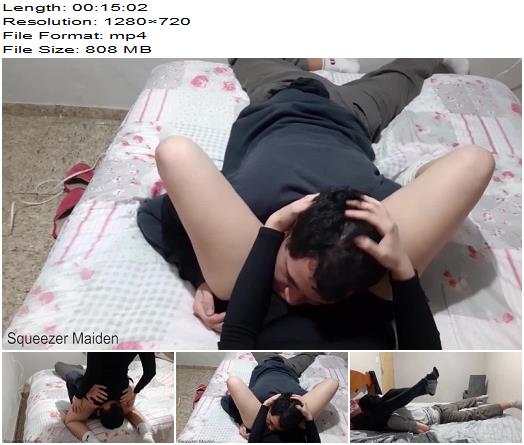 Squeezer Maiden  Torturing My Boyfriend For 15 Minutes  Ko 720 HD  Scissor preview