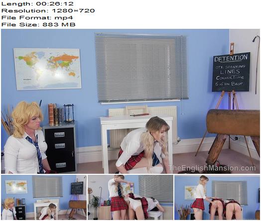 The English Mansion  Bound Maid Sharon Princess Aurora and Sophie Doll  Bullied By Headgirl Pt2  Complete Movie preview