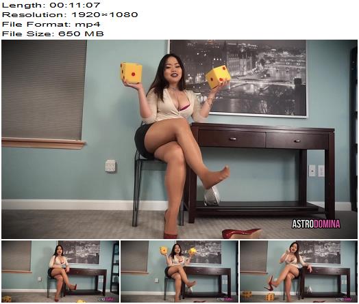 AstroDomina  Foot and Dice Game  FootworshipFootworship preview