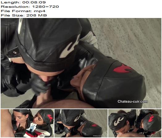 ChateauCuir  Cum loving biker girls part 1  Blowjob preview