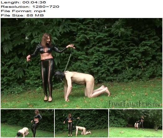 Femme Fatale Films  Mistress Carly  Dirty Pet Slave  Part 1  Human Pet preview
