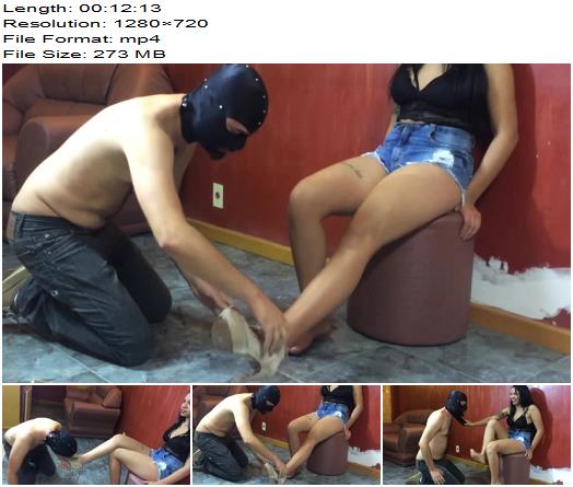 Girls Fetish Brazil Foot Humiliation And Spit Mistress Bruh Cruel 720 HD preview