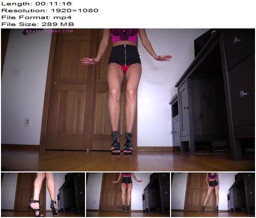 Bratty Bunny  New Heels Show Off and Leg Addiction preview
