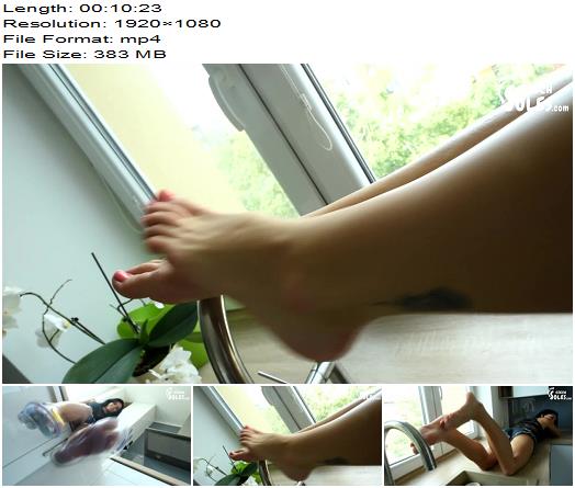 Czech Soles  See through flip flops and POV foot worship preview