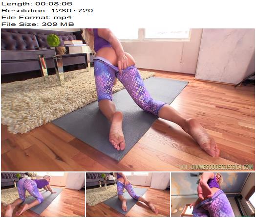 Goddess Jessica  Bratty Yoga Ass  Instructions preview