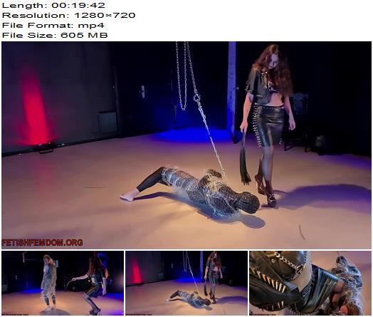Danish Femdom  Black Widow  Whipping preview