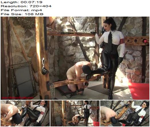 Mistress Ezada Sinn  Just a boot cleaning tool  Boot Worship preview