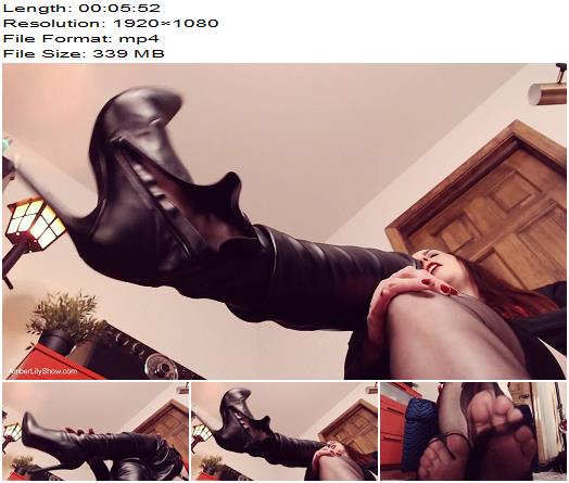 The AmberLily Show Fetish Emporium  Be My Boots Helper Footboy  Footworship preview