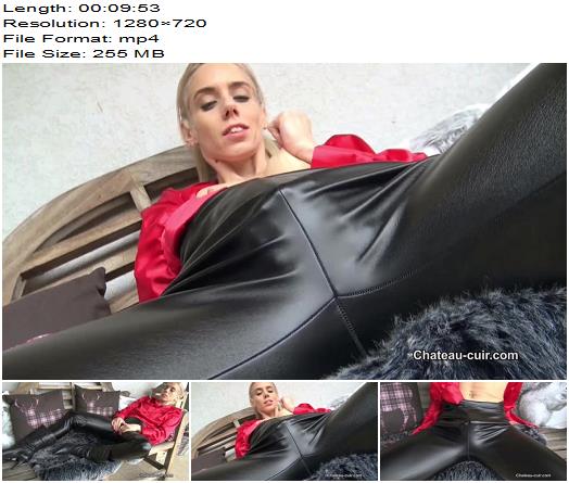 ChateauCuir  Red hot in leather pants  Fetish preview