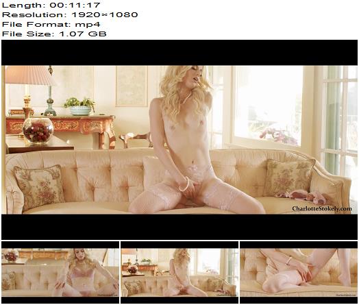 Charlotte Stokely  Sensual Solo in French Lingerie  Cocktease preview