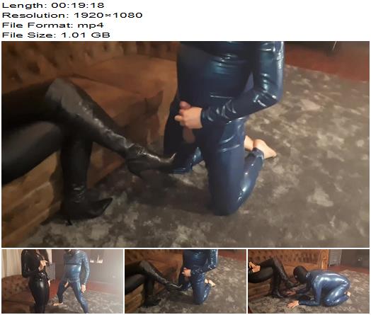 Egypt Mistress Cleopatra Punished Her Pig  Boot Worship  Ball Abuse preview