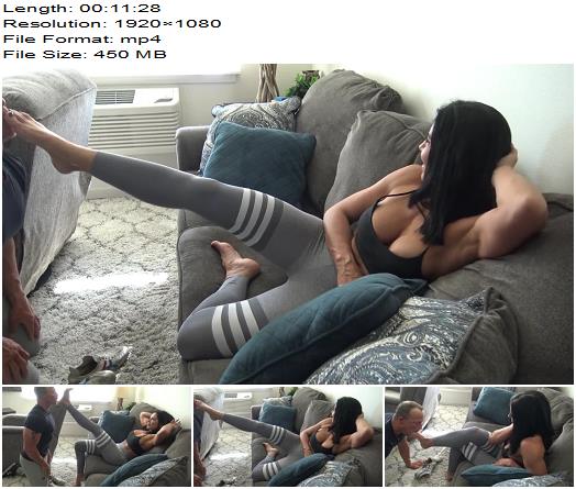Goddess Zephy  Foot Worship After Workout 1080 HD preview